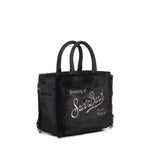Mini bag Vanity velvet con logo VAMI027 00207I MC2 SAINT BARTH 