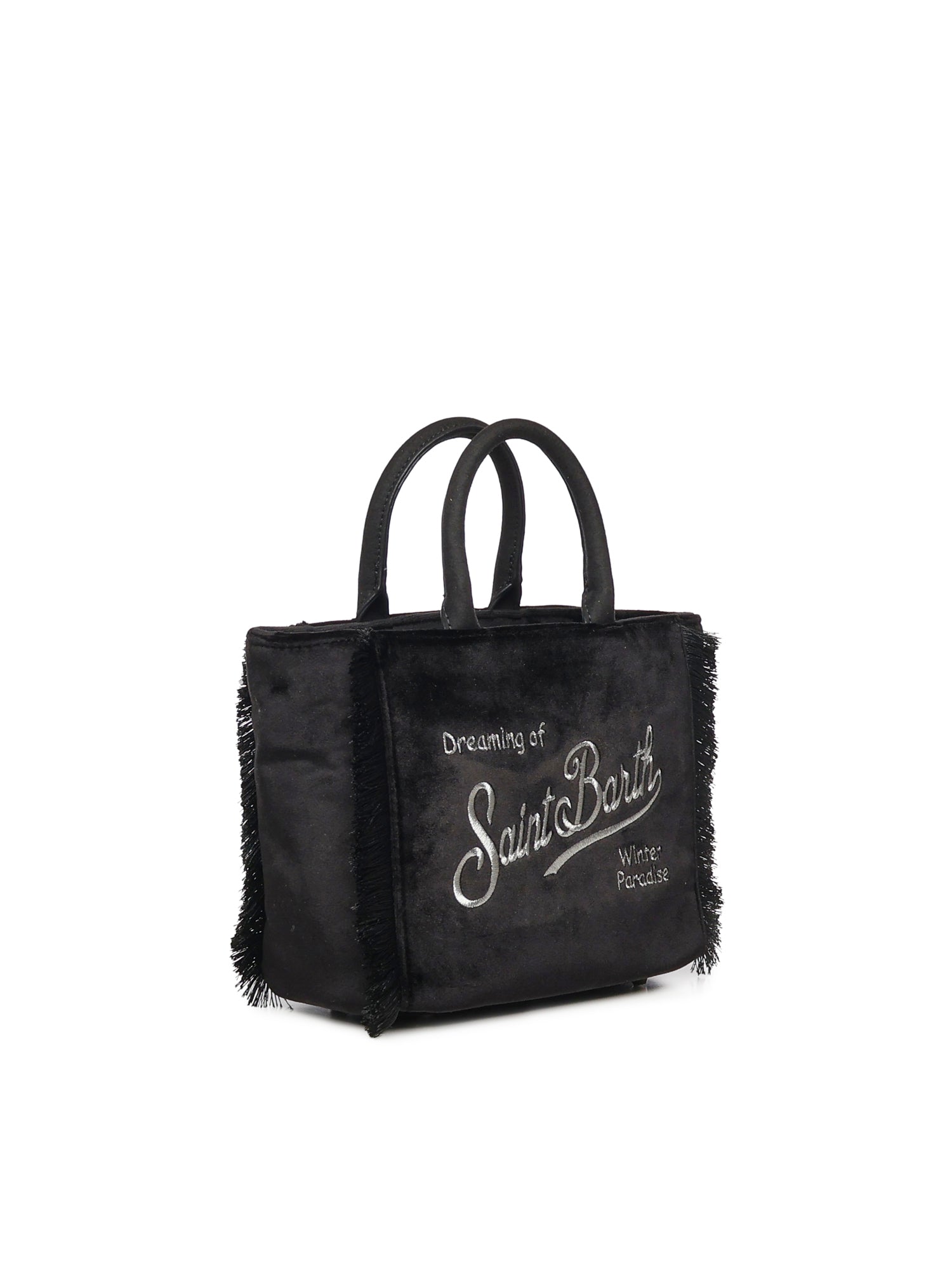 Mini bag Vanity velvet con logo VAMI027 00207I MC2 SAINT BARTH 