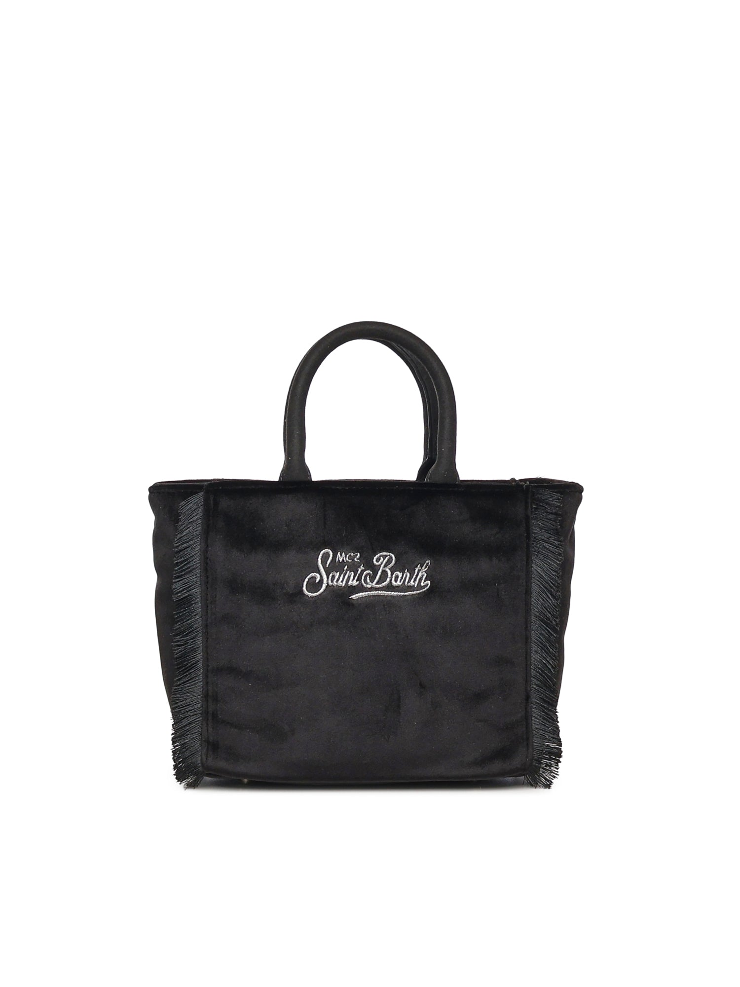 Mini bag Vanity velvet con logo VAMI027 00207I MC2 SAINT BARTH 