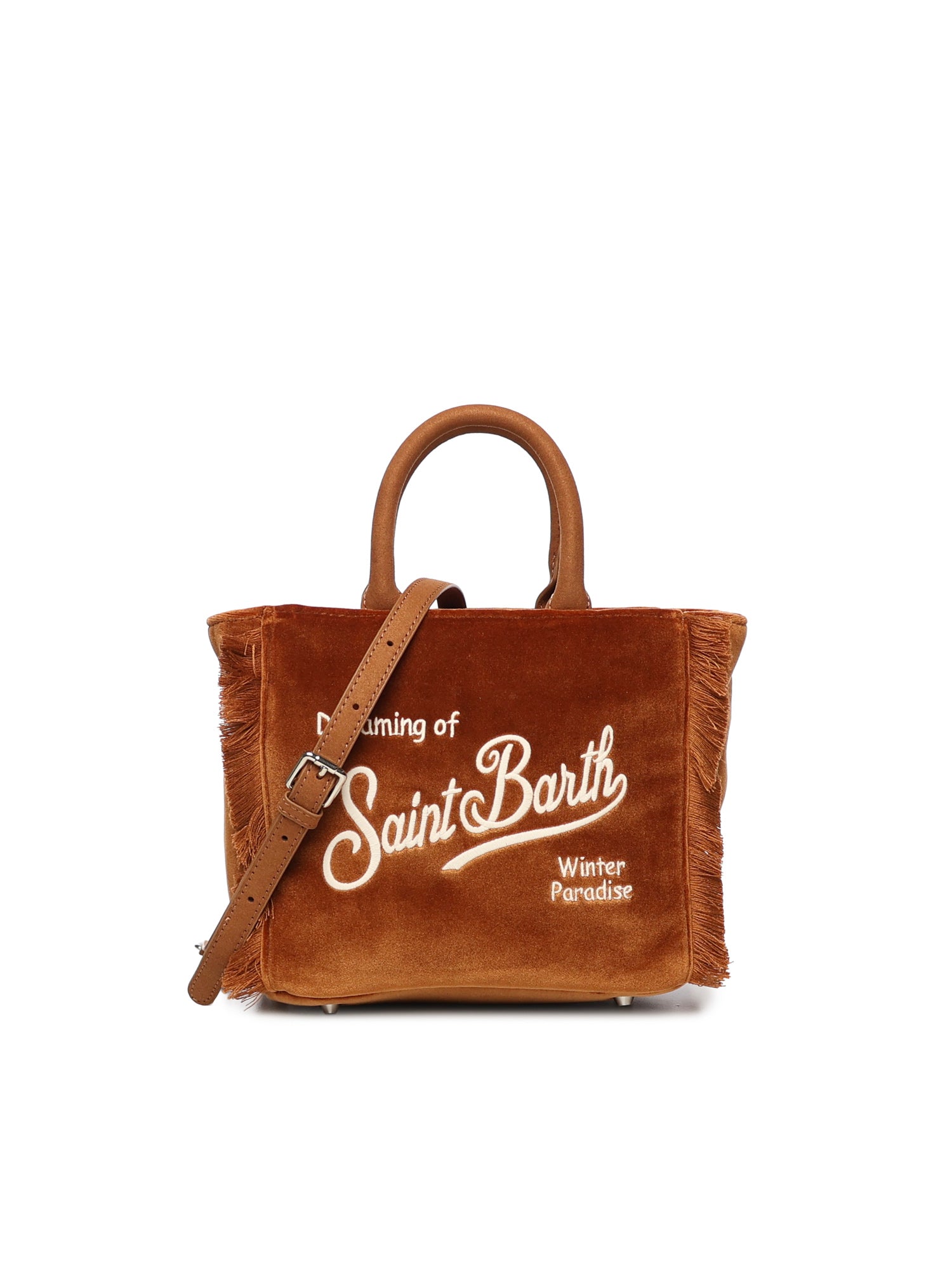 Mini bag Vanity velvet con logo <BR/> VAMI027 01042I MC2 SAINT BARTH 