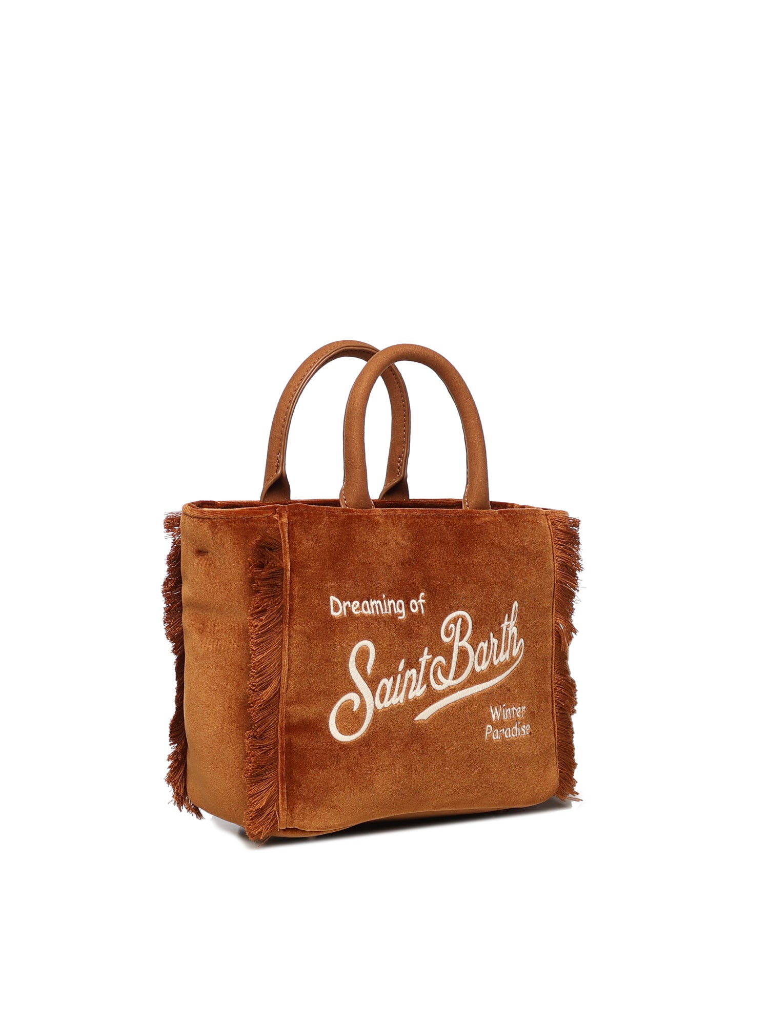 Mini bag Vanity velvet con logo <BR/> VAMI027 01042I MC2 SAINT BARTH 