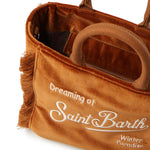 Mini bag Vanity velvet con logo <BR/> VAMI027 01042I MC2 SAINT BARTH 