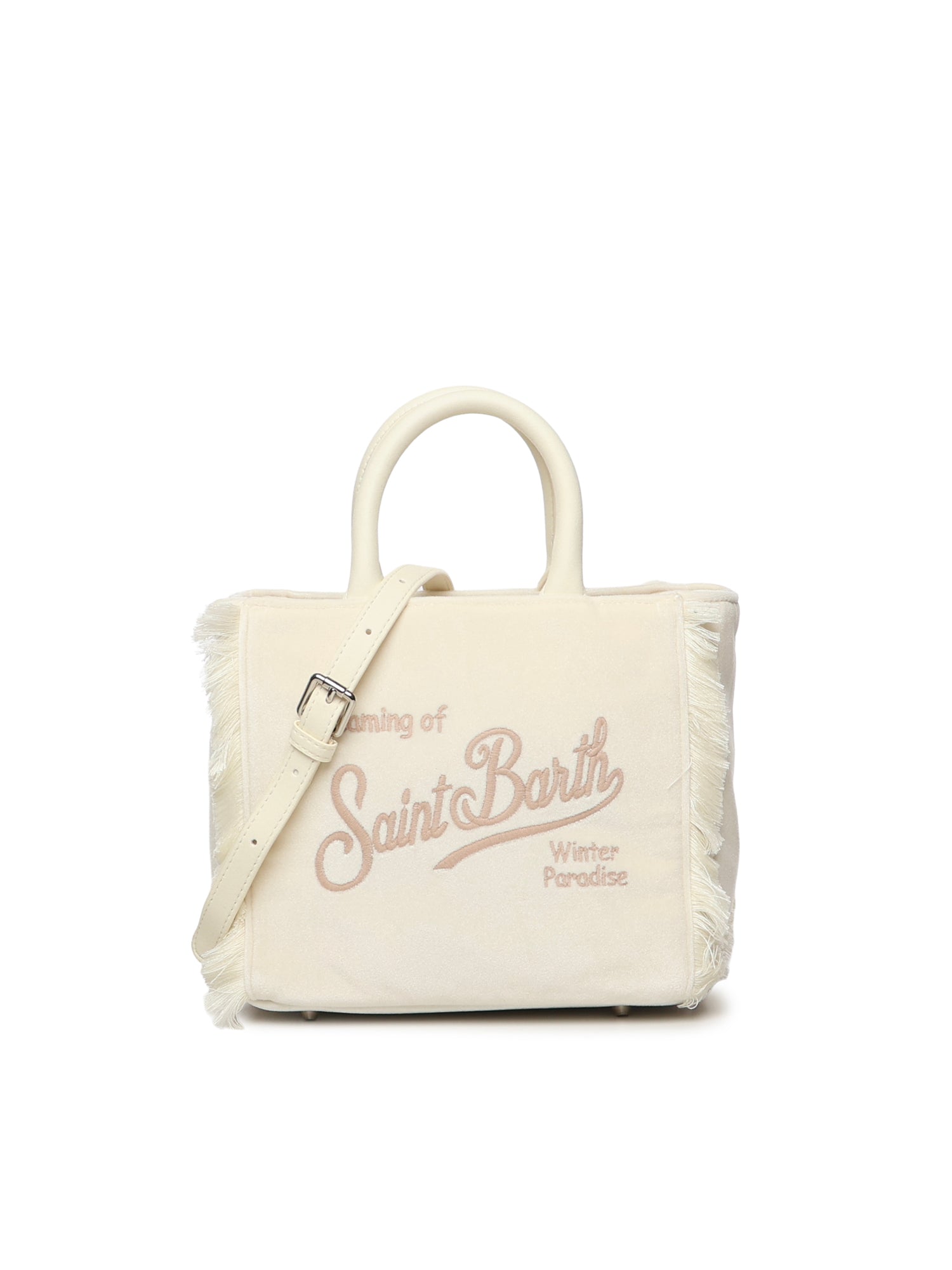 Mini bag Vanity velvet con logo VAMI027 01320I MC2 SAINT BARTH 
