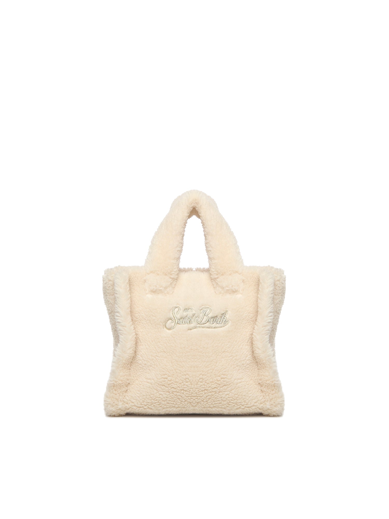 Mini bag Vanity teddy con logo VAMI029 01346I MC2 SAINT BARTH 