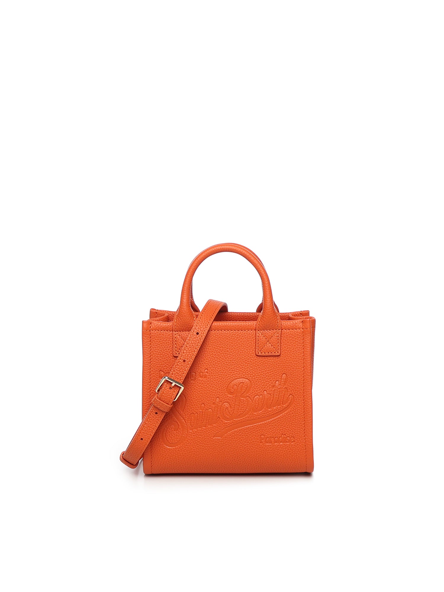 Mini bag Vanity in pelle<BR/> VANMI001 00751I MC2 SAINT BARTH 