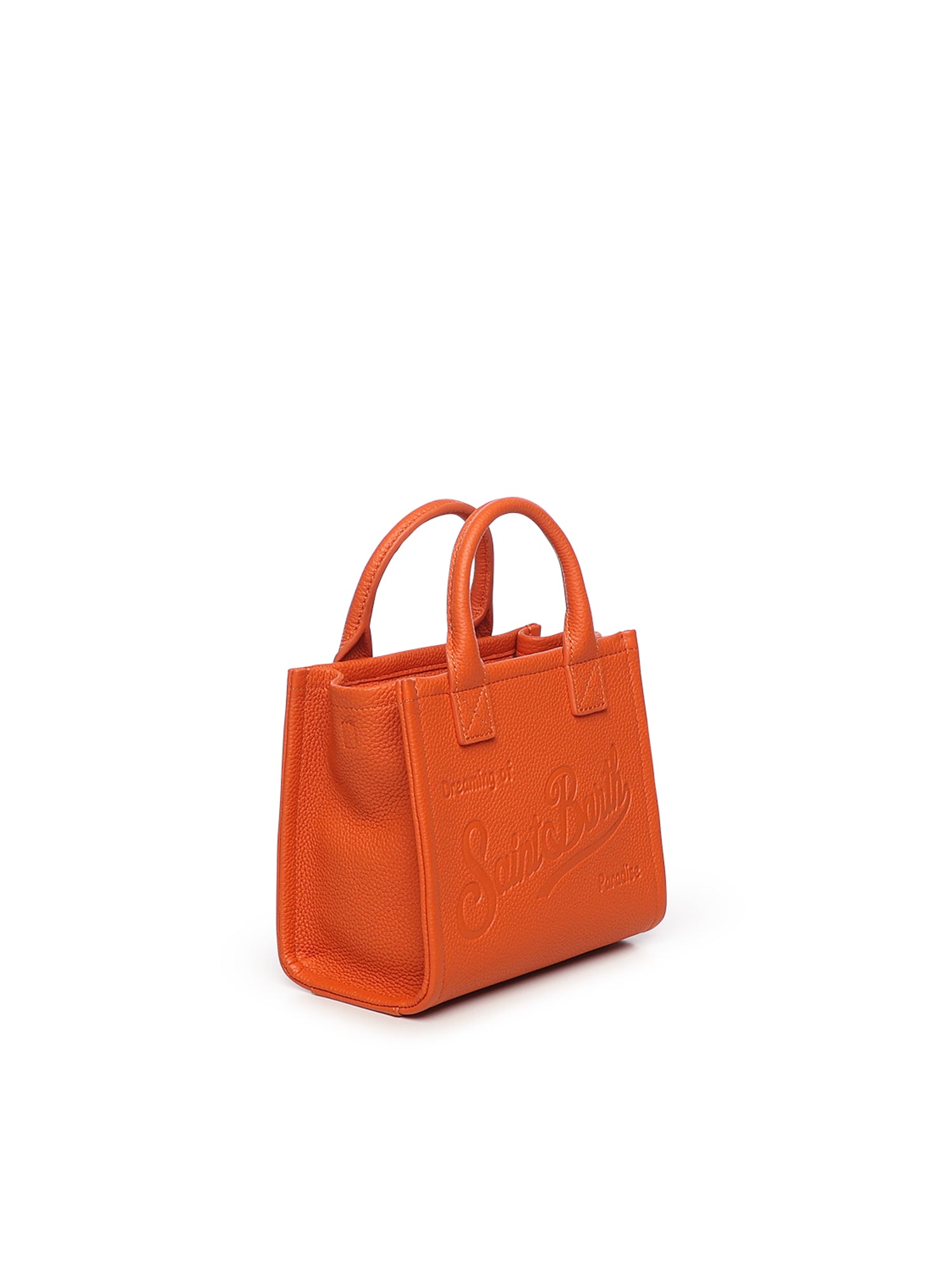 Mini bag Vanity in pelle<BR/> VANMI001 00751I MC2 SAINT BARTH 