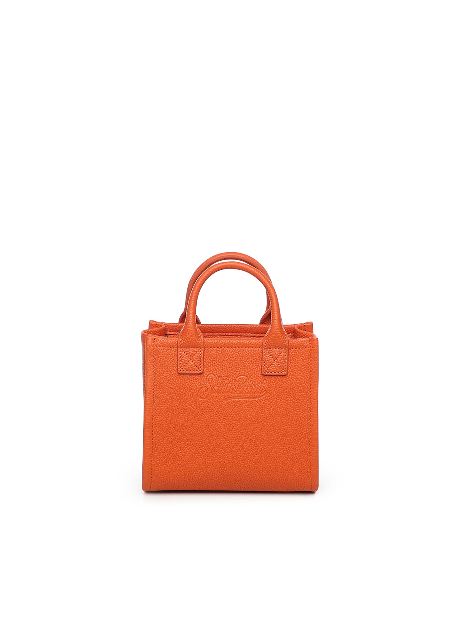 Mini bag Vanity in pelle<BR/> VANMI001 00751I MC2 SAINT BARTH 