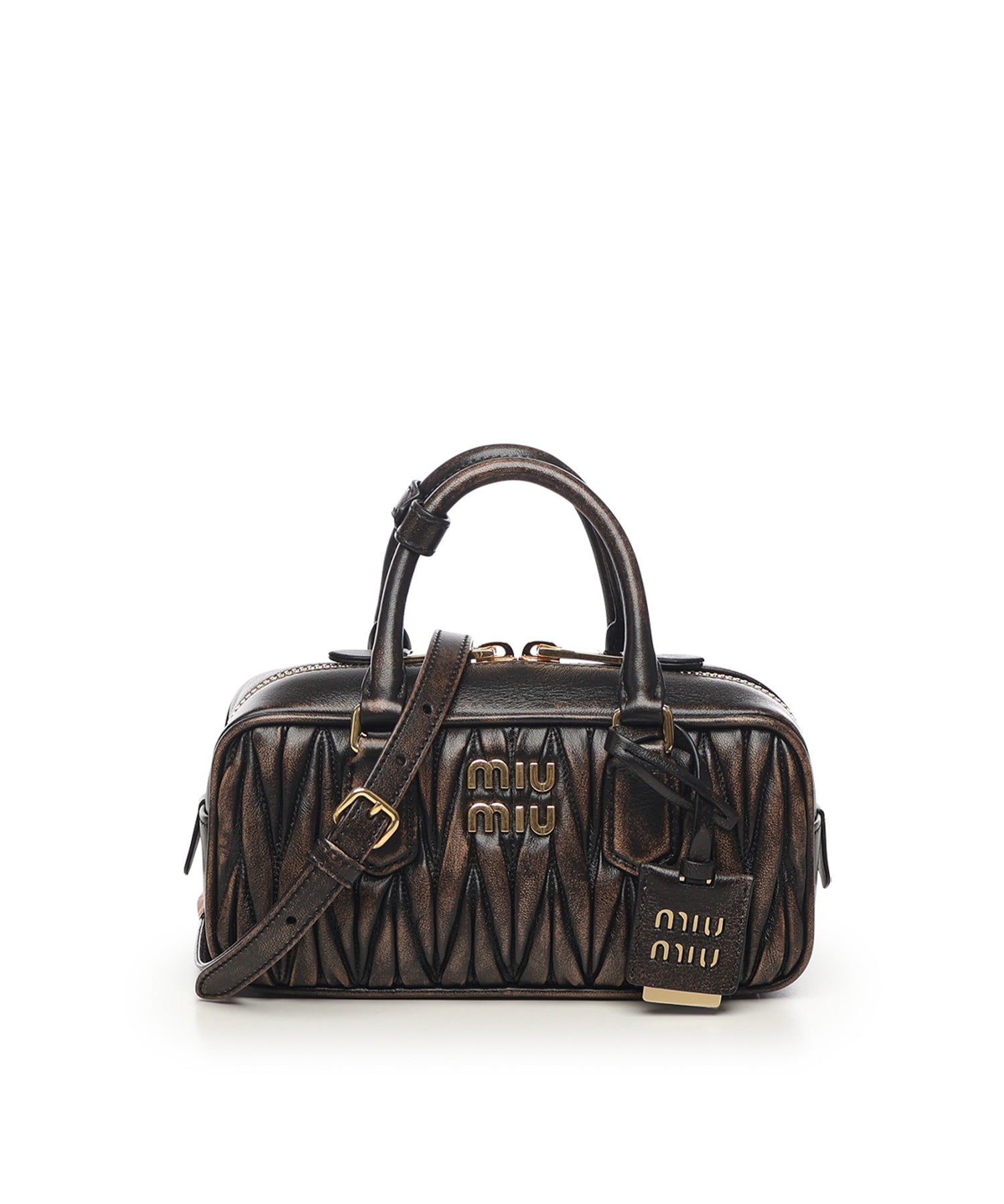 Borsa Arcadie in nappa matelassé 5BB142 AF6QF0201 MIU MIU 