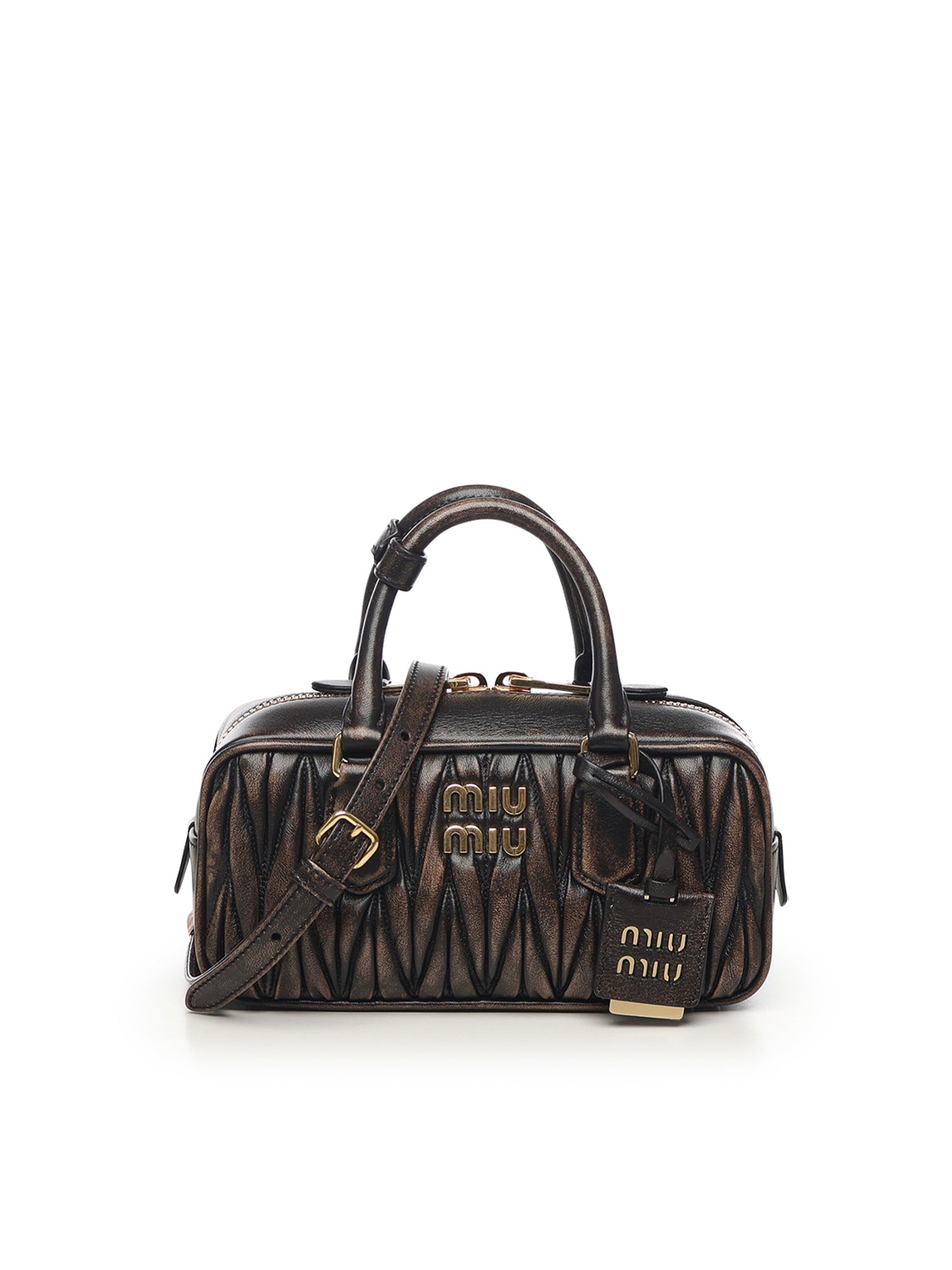 Borsa Arcadie in nappa matelassé 5BB142 AF6QF0201 MIU MIU 