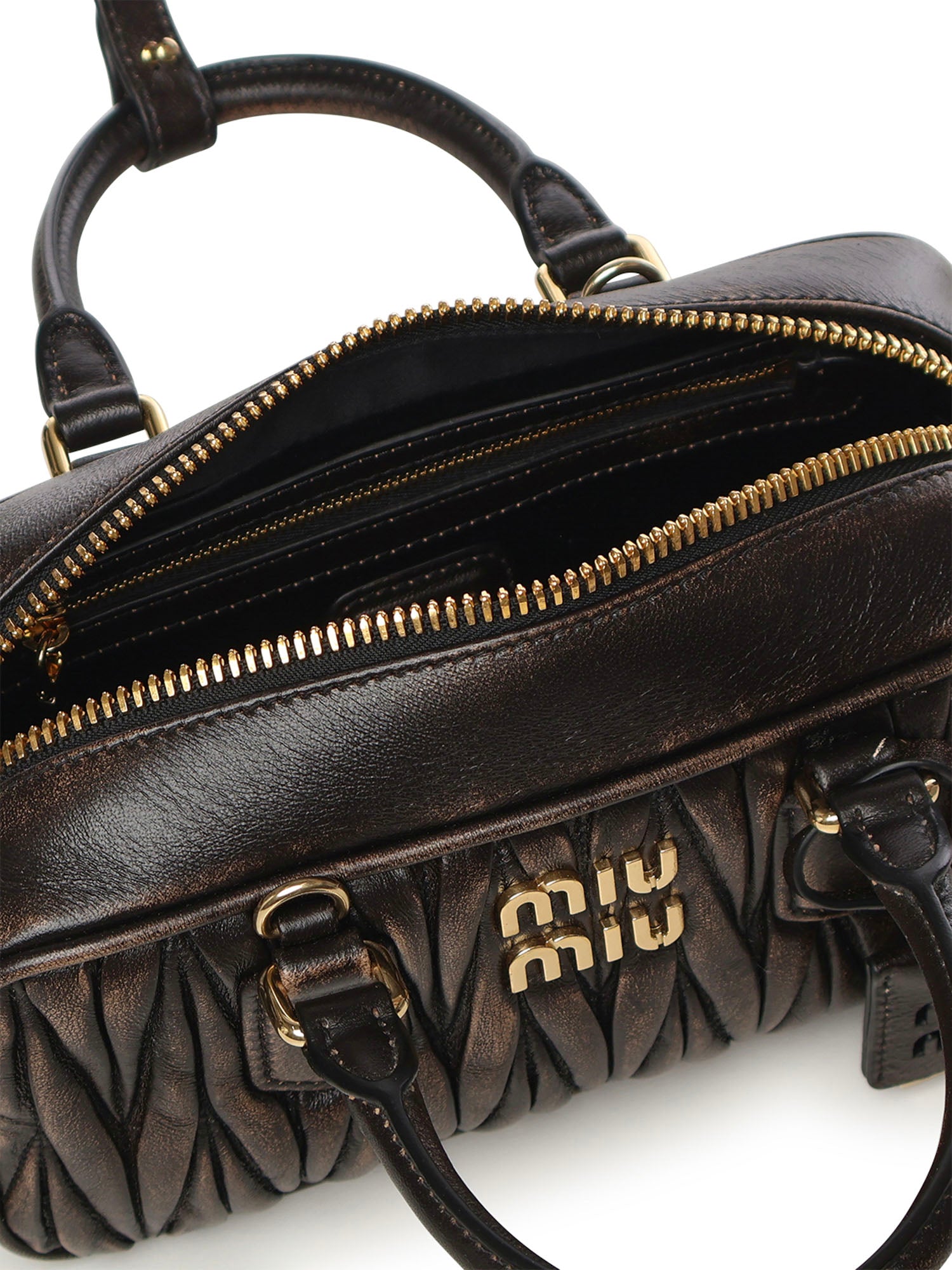 Borsa Arcadie in nappa matelassé 5BB142 AF6QF0201 MIU MIU 