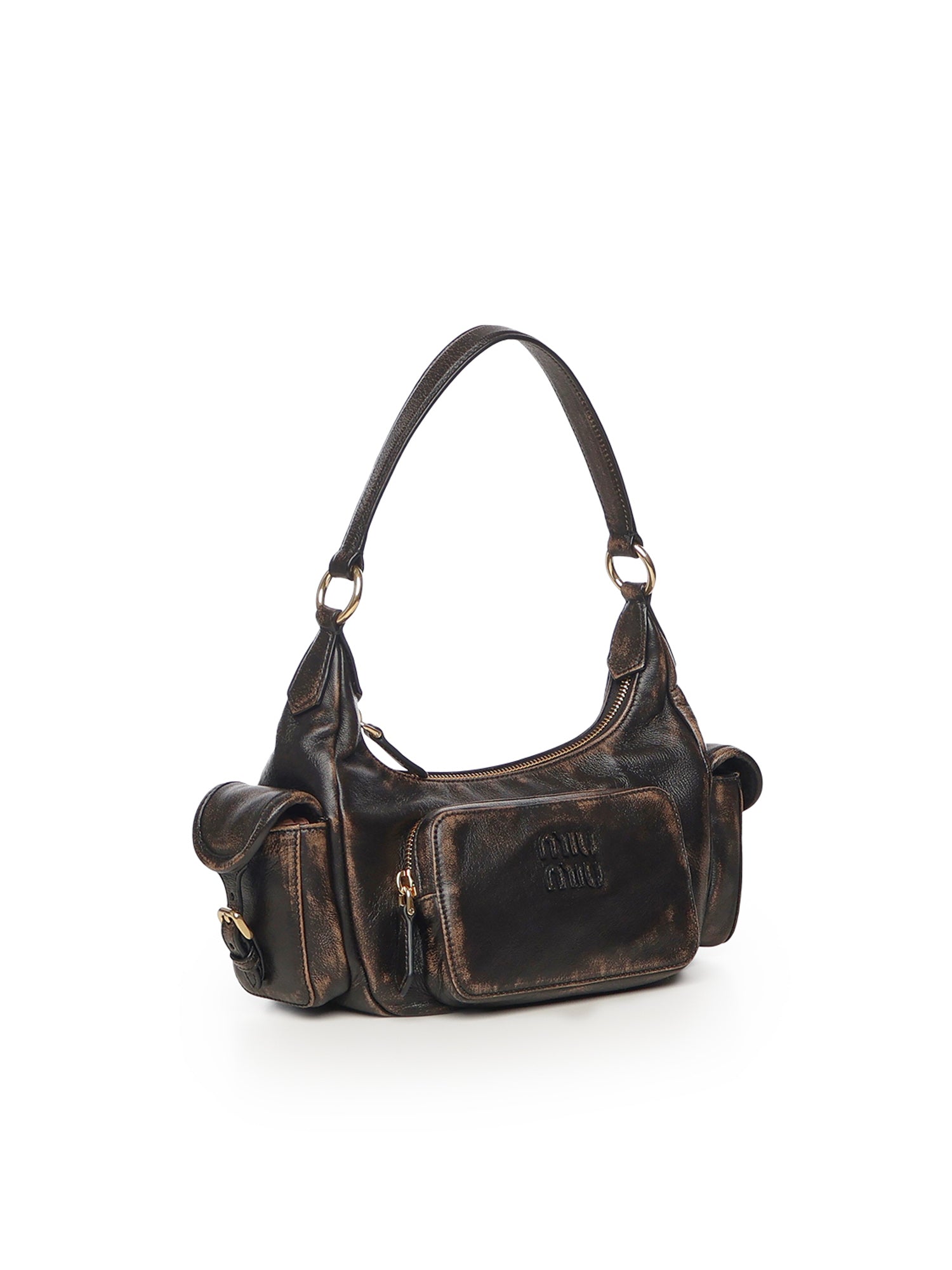 Borsa pocket in nappa 5BC188 AF8TF0201 MIU MIU 
