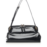 Pochette in pelle con logo 5BF129 2IEOF0002 MIU MIU 