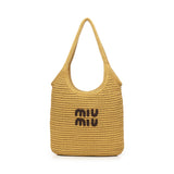 Tote bag IVY con logo 5BG231 ACQYF04GL MIU MIU 