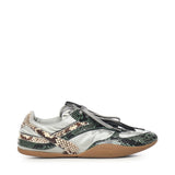 Sneakers Gymnasium in tessuto tecnico e Ayers stampa pitone 5E428E 3ZL4F04UJ MIU MIU 