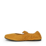 Ballerine Ruches in camoscio 5F340E 008F0R55 MIU MIU 