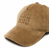 Cappello da baseball in velluto a coste 5HC179 2F81F0401 MIU MIU 