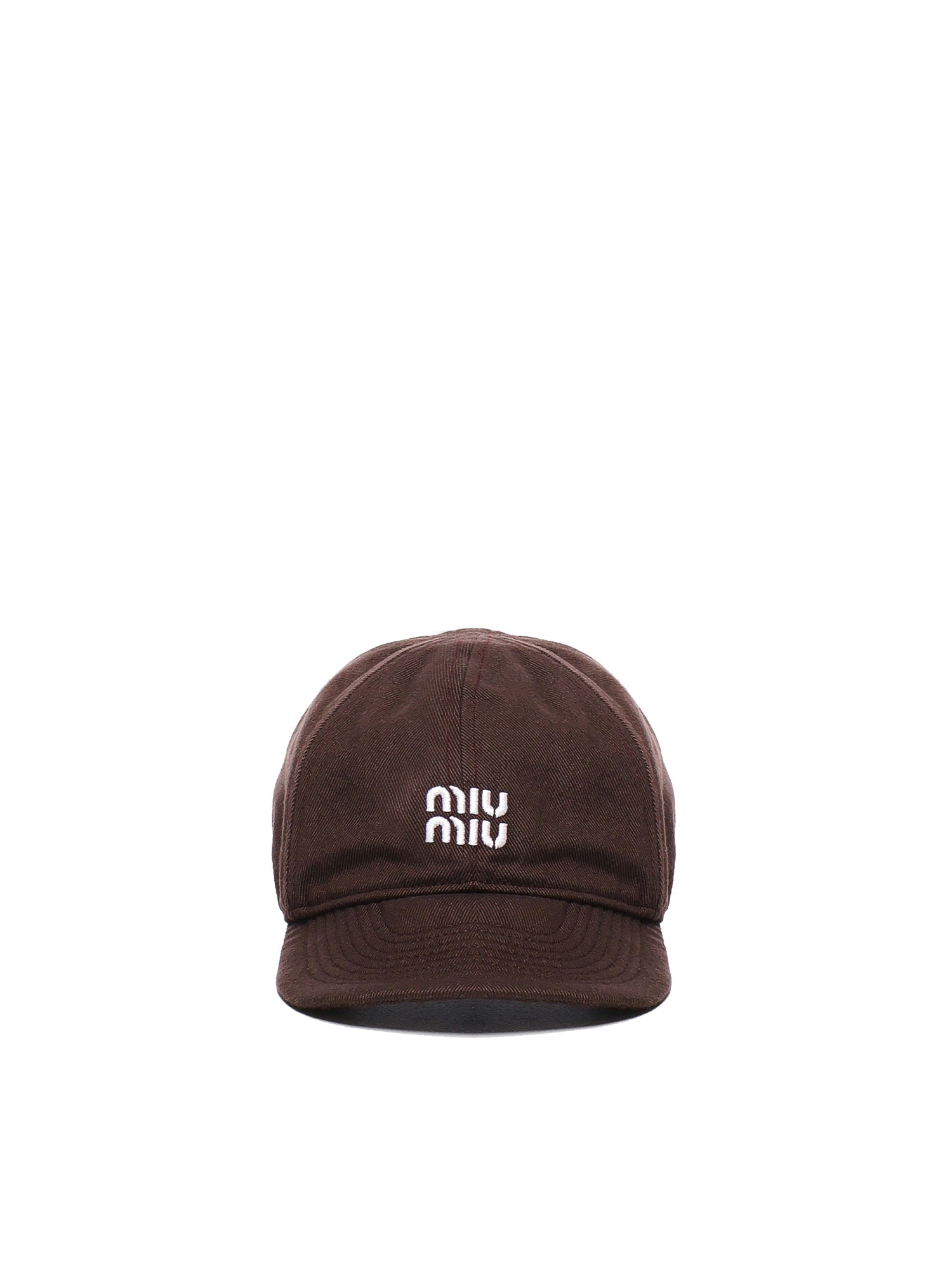 Cappello da baseball in denim 5HC369 2CR1F04FH MIU MIU 