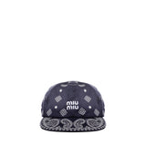 Cappello da baseball con logo 5HC369 2IC9F022X MIU MIU 