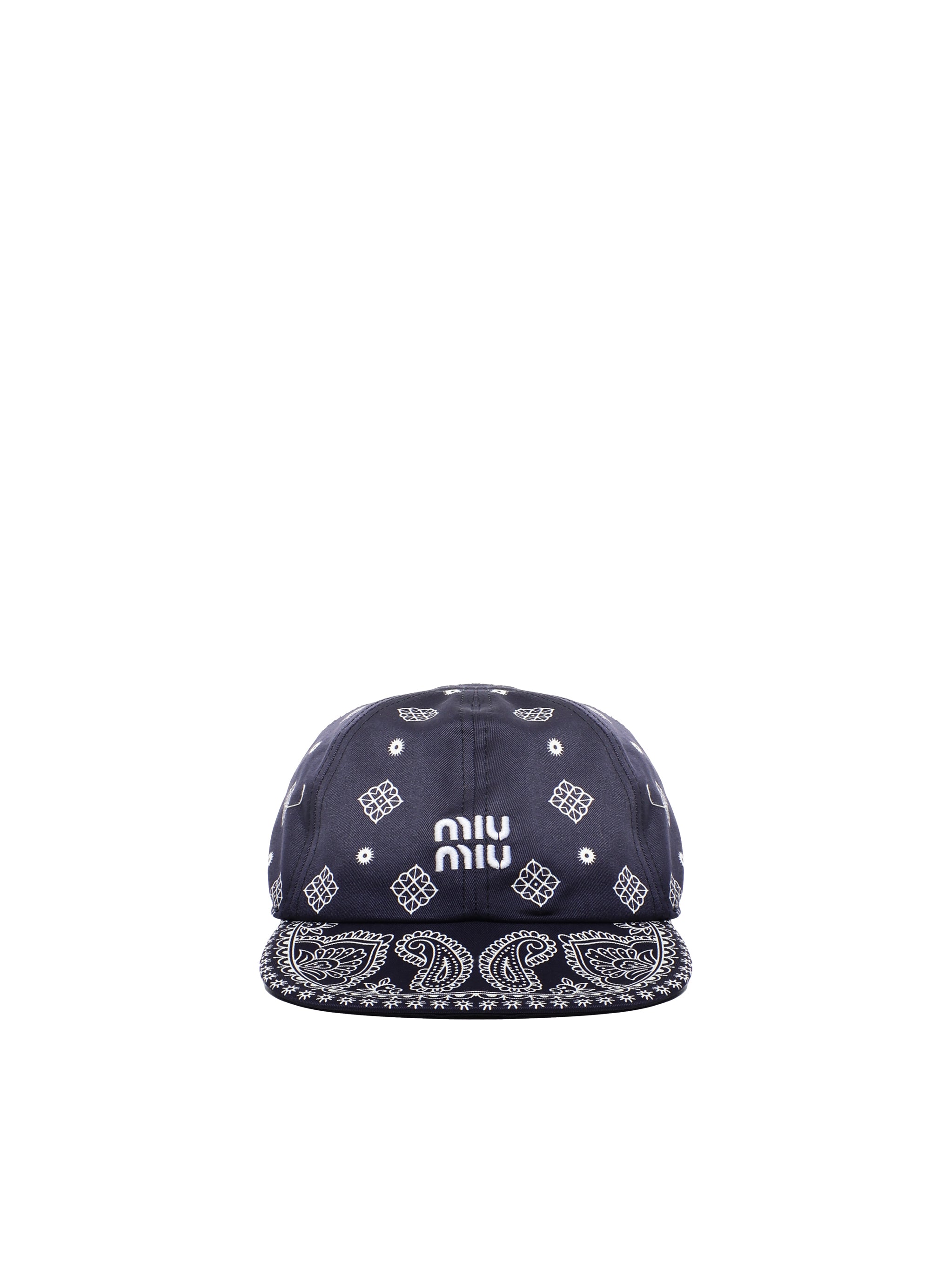 Cappello da baseball con logo 5HC369 2IC9F022X MIU MIU 