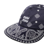 Cappello da baseball con logo 5HC369 2IC9F022X MIU MIU 