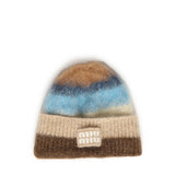 Cappello in mohair con logo 5HC378 2CVDF04BD MIU MIU 