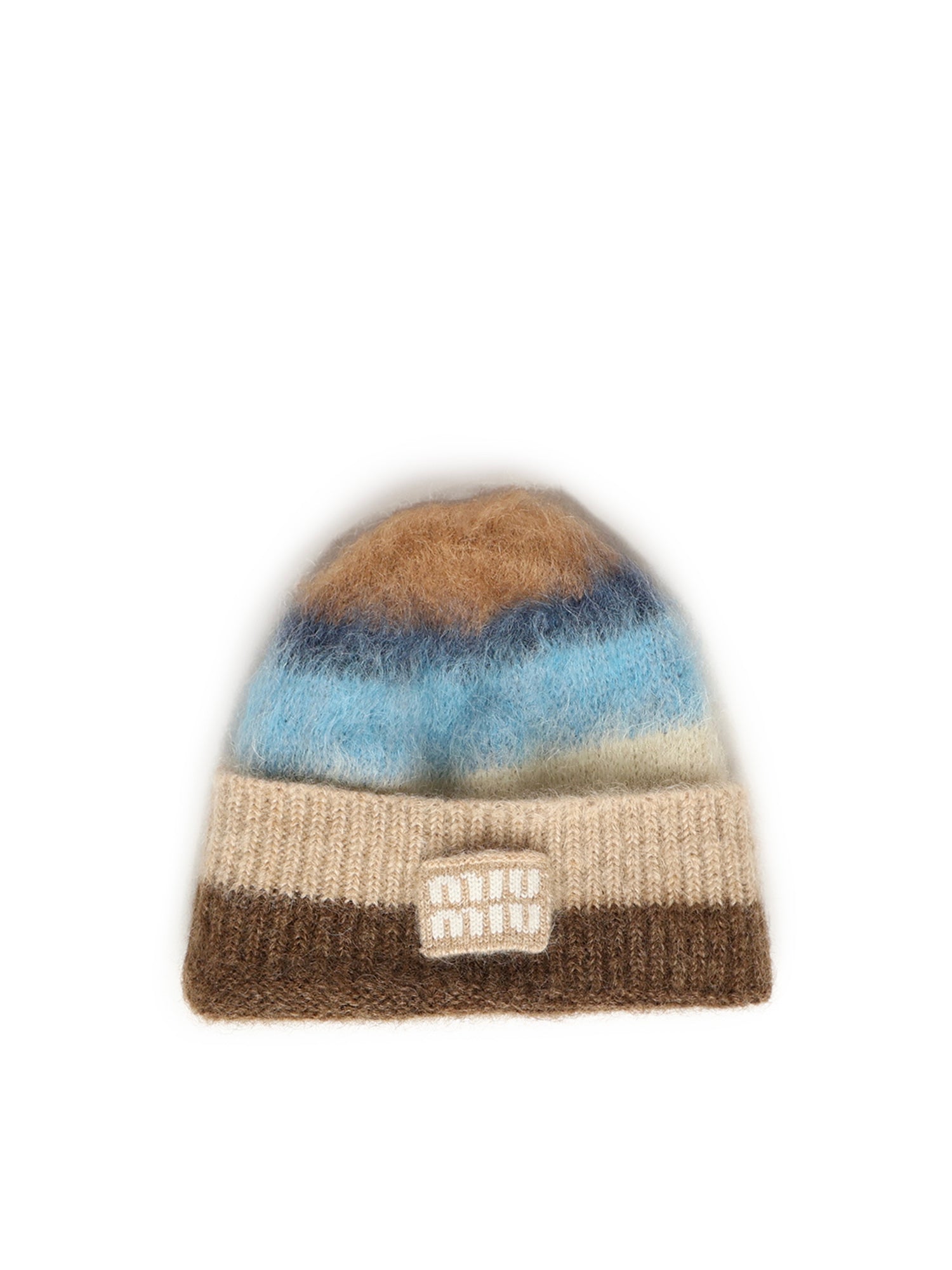 Cappello in mohair con logo 5HC378 2CVDF04BD MIU MIU 