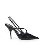 Slingback in vernice con fibbie 5I013E 069F0002 MIU MIU 