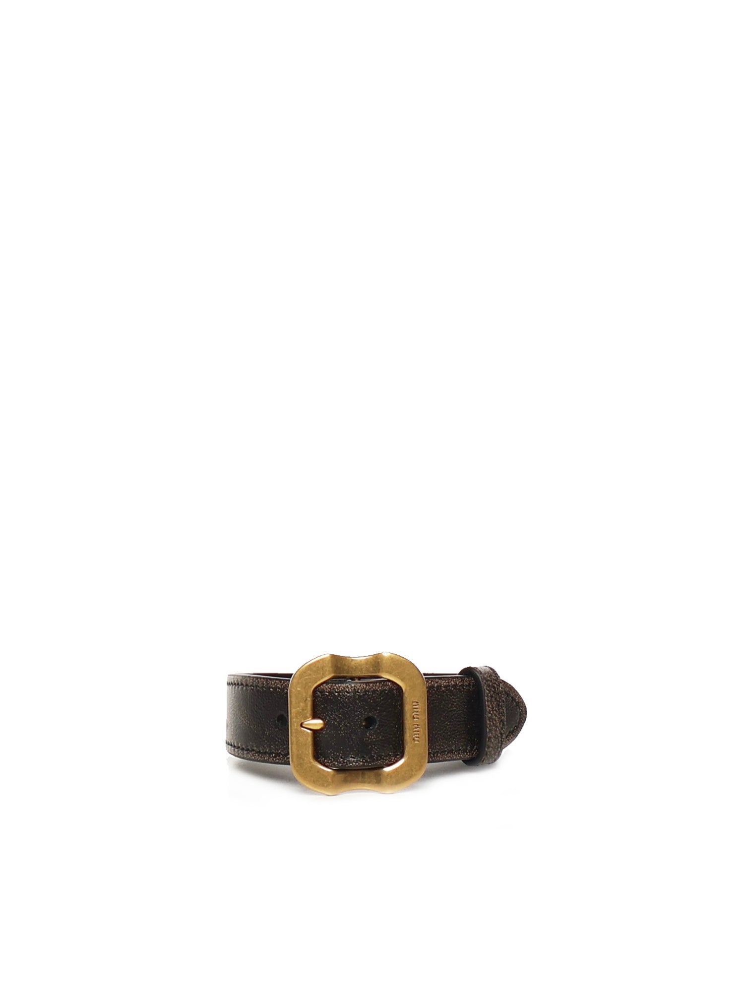 Bracciale in pelle con fibbia 5IB686 AF6PF0EFU MIU MIU 