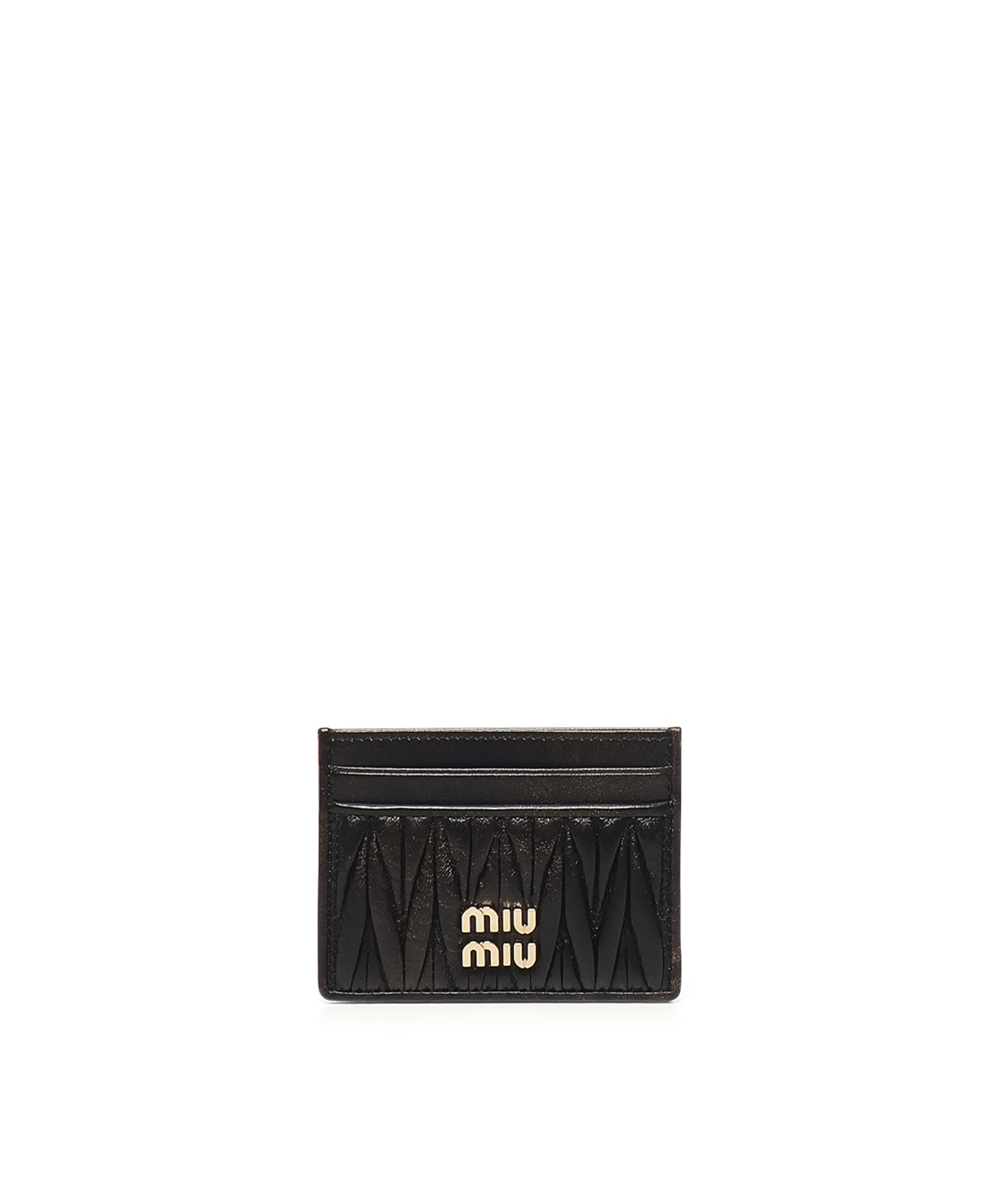 Portacarte in nappa matelassé 5MC076 AF6QF0201 MIU MIU 