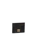 Portacarte in nappa matelassé 5MC076 AF6QF0201 MIU MIU 