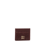 Portacarte in nappa matelassé 5MC076 AFPPF0007 MIU MIU 