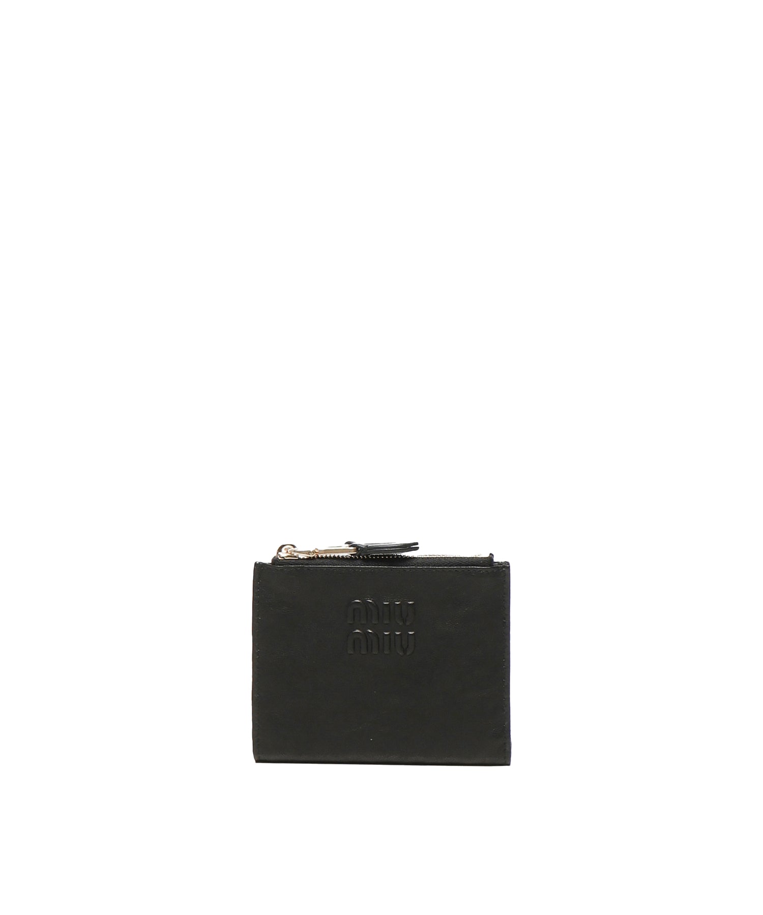 Portafoglio con logo lettering 5ML024 AEFXF0002 MIU MIU 