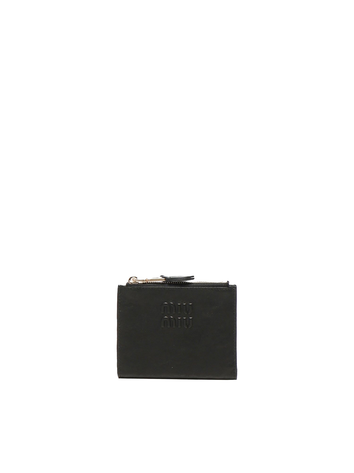 Portafoglio con logo lettering 5ML024 AEFXF0002 MIU MIU 