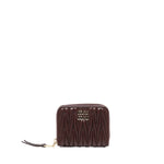 Portamonete in nappa matelassé 5MM268 AFPPF0007 MIU MIU 