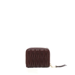 Portamonete in nappa matelassé 5MM268 AFPPF0007 MIU MIU 