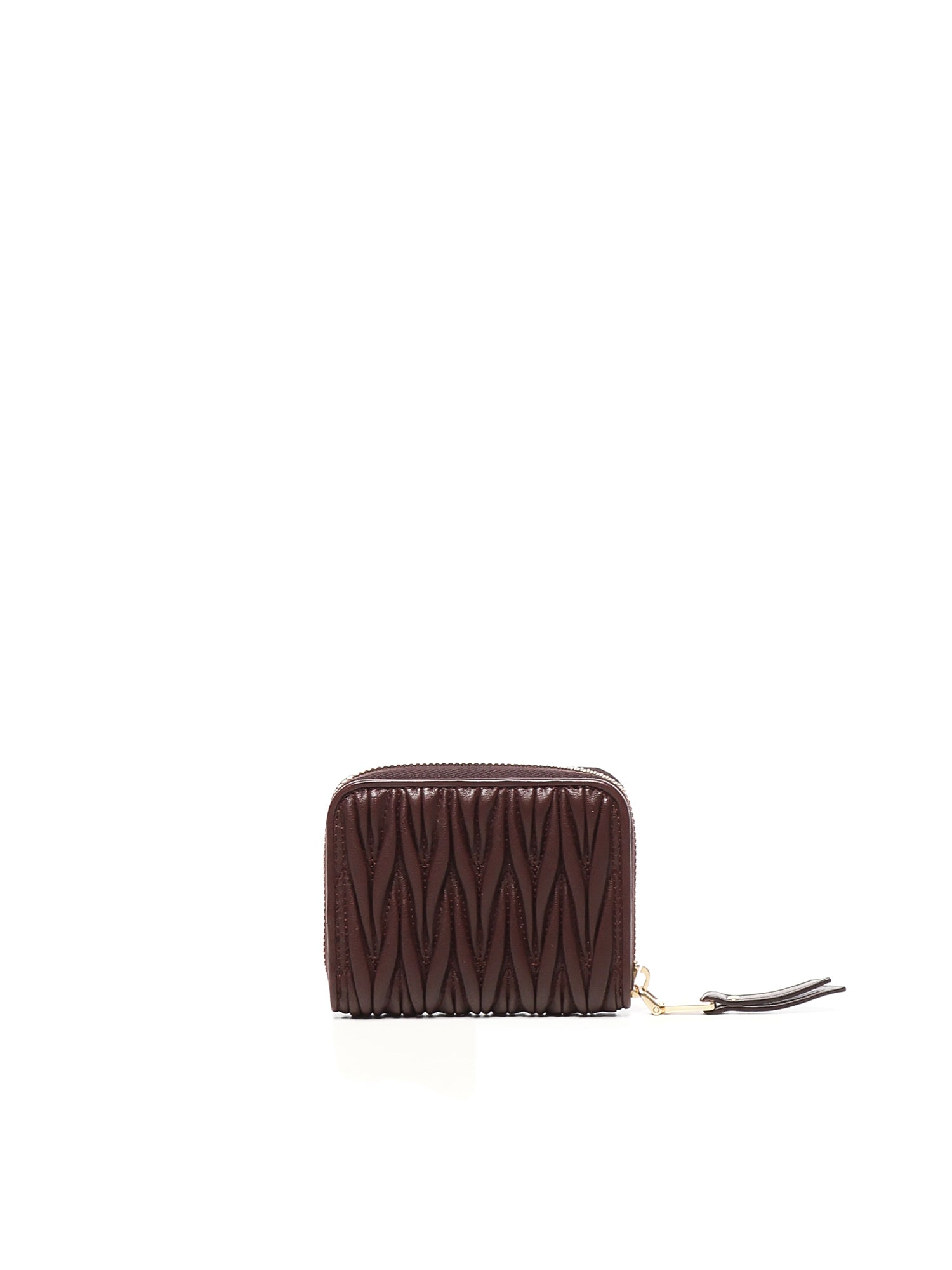 Portamonete in nappa matelassé 5MM268 AFPPF0007 MIU MIU 