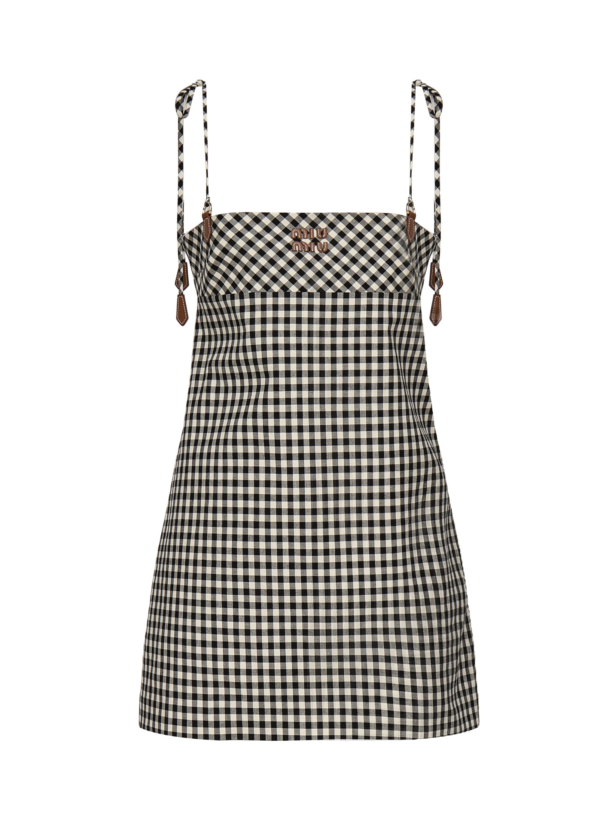 Mini abito a quadri MF5860 12OFF0964 MIU MIU 