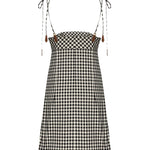 Mini abito a quadri MF5860 12OFF0964 MIU MIU 