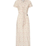 Abito lungo in crêpe de Chine MF5971 175RF0770 MIU MIU 