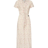Abito lungo in crêpe de Chine MF5971 175RF0770 MIU MIU 