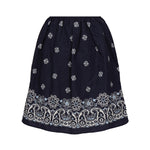 Gonna in popeline fiammato con stampa<BR/> MG2425 17X0F022X MIU MIU 