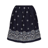 Gonna in popeline fiammato con stampa<BR/> MG2425 17X0F022X MIU MIU 