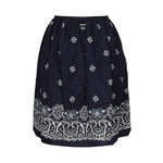Gonna in popeline fiammato con stampa<BR/> MG2425 17X0F022X MIU MIU 