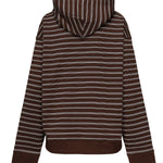 Felpa a righe con logo<BR/> MJL023 174VF0O7E MIU MIU 