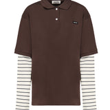 Polo in jersey MJL076 17ORF0RQM MIU MIU 