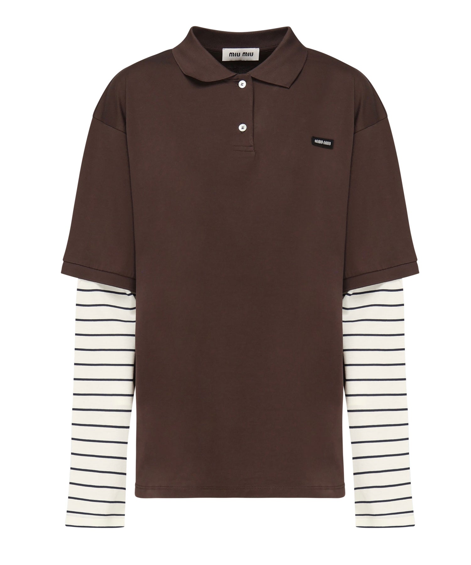 Polo in jersey MJL076 17ORF0RQM MIU MIU 