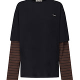 T-shirt con logo in jersey<BR/> MJL128 17ORF057W MIU MIU 