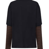 T-shirt con logo in jersey<BR/> MJL128 17ORF057W MIU MIU 