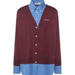 Camicia In Cashmere E Popeline MK1962 17HJF041F MIU MIU 