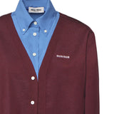 Camicia In Cashmere E Popeline MK1962 17HJF041F MIU MIU 